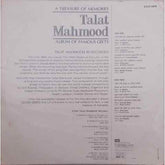 Talat Mahmood - A Treasure Of Memories - Album Of Famous Geets (Vinyl) Image